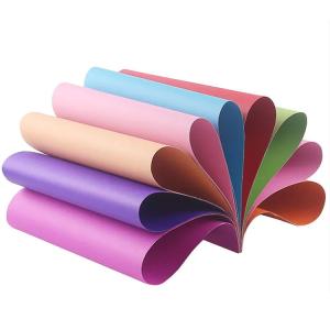 Wholesale 100% Wood Pulp A4 Size colored copy paper Colored Cardboard 70gsm from china suppliers