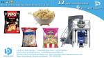 Popcorn snack automatic packaging machine full set stainless steel frame