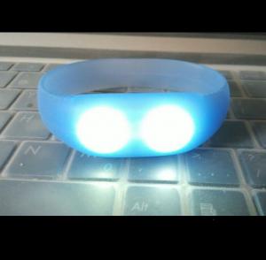 Wholesale sound and motion activated remote controlled led wristband silicone bracelets from china suppliers