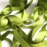100% real pure silk woven double face taffeta satin silk ribbons for embroidery