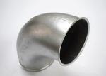 Galvanized Spiral Dust Collection Pipe 90 Degree Surface Elbow Welding