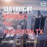 Buy cheap HMM COSCO Liner Ocean Sea Freight Logistics From Ningbo To Houston Texas America from wholesalers