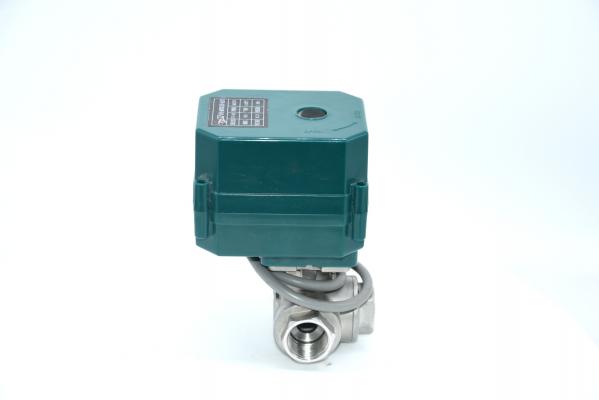 SRJ High quality CXW-15n brass BSP NPT motorized flow control valve 12V electric actuator ball valve 12V 24V 110V 220V