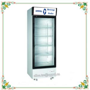 Wholesale OP-212 Single Glass Door Customized Capacity Cooler , Cooler for Beverage Storage from china suppliers