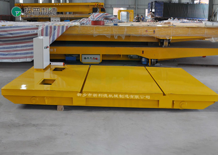 Precast Concrete Industry Plant Motorized Handling Load Arc Rail Transport Wagon