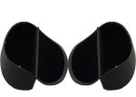 Custom Logo Embossed Black Hard Magnetic Sunglasses Case