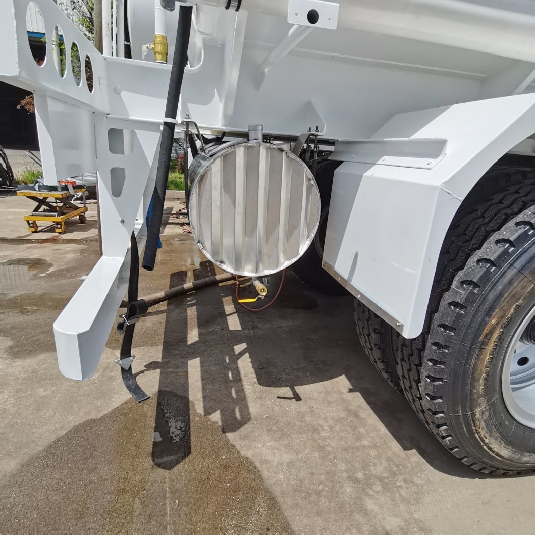 40/50 Cbm Bottom Discharge/Unloading Bulk Fly Ash Truck Semi Trailer