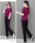 Custom LOGO any color Women'S Athletic Clothing Black Loose Fit Pants With