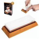 Home Whetstone Sharpening Stone , 1000 3000 Grits White Corundum Sharpening