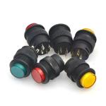 original R16-503 2pin 4pin push button switch yellow red green blue