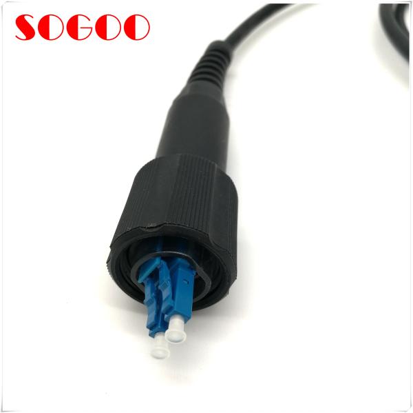 PDLC Compatible RRH CPRI Fiber Cable IP67 Waterproof Connectors 7.0mm Wire