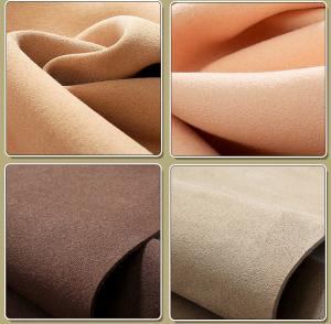 China 0.6mm UV Resistant Micro Suede Faux Leather Material For Display Stands on sale