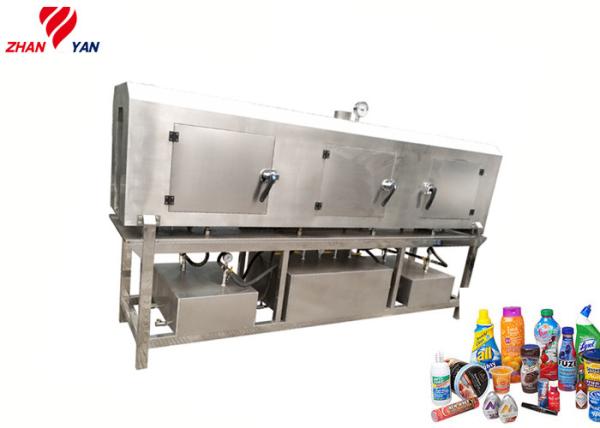 Electric Bottle Sleeve Label Heat Steam Tunnel Machine With 24kg/H Steam