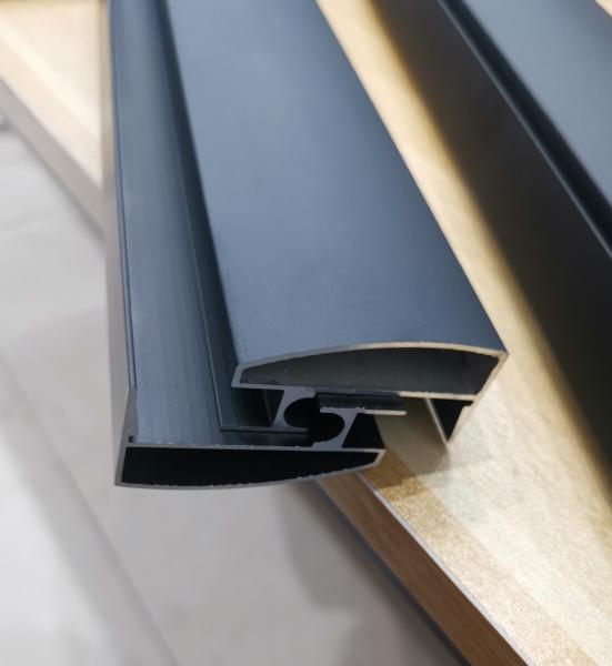 Aluminium Shower Profile For Bathroom Top Track with Powder Coating Anodized