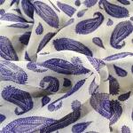 70gsm 56" Crinkle Chiffon Fabric 50d For Ladys Skirts