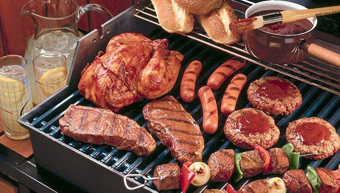 THD220 Infrared Mini Gas Burner BBQ Grill Ceramic Burner 220*170*60mm