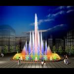 Colorful Musical Dancing Fountain 110V 220V 380V Outdoor Decoration