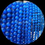 Colorful Pink Yellow Lake Blue Color Bead Customizable Round Shape Cat Eye Beads