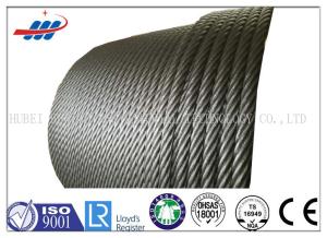 Wholesale Hot Dipped Galvanized Steel Wire Rope For Building , 19x7 Non Spin Wire Rope Cable from china suppliers