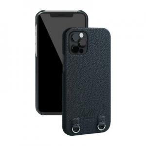 Wholesale OEM Protective Iphone Case , Real Leather Mobile Phone Case With Detachable Strap from china suppliers
