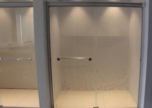 Wholesale Size Custom Bathroom Shower Glass Sliding Open Style Clear Patterned Glass from china suppliers