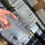Safety Patterned Tempered Glass Anti Slip Toughened Laminated Glass