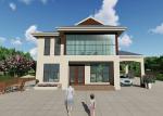 Prefabricated Light Gauge Steel Truss 300 Sq Meter Luxury Villa Built with Aus