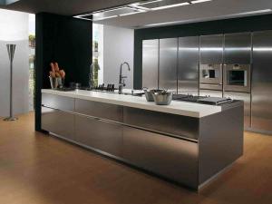 Wholesale High Strength Stainless Steel Kitchen Base Cabinets Fireproof from china suppliers