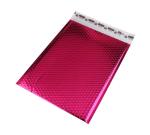 Antistatic Metallic Pink Bubble Mailers , Bubble Wrap Bags 135x210 #-AC