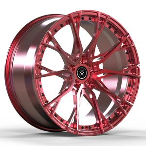 Wholesale VOYAH FREE 20x8.5 Polished Red 1 Piece Forged Wheels from china suppliers