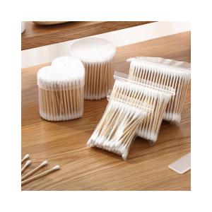Wholesale Daily Use Wooden Cotton Swabs Safe Suitable For Sensitive Skin Use from china suppliers