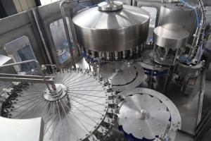 Wholesale PET Bottle 3 In 1 Water Filling Machine , Fully Automatic Mineral Water Plant from china suppliers