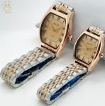 China Factory Hot Lover Luxury Business Stainless Steel Gold Classic Waterproof