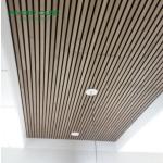 Veneer Finish Wood Slats Acoustic Wall Panel for Ceiling Soundproofing in Modern