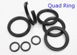 AS568 NBR Metric Quad Rings Seals , Pneumatics / Hydraulic Y Ring 70 Shore