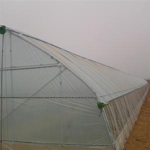 Wholesale Steel Frame Polyethylene Film Singlespan Greenhouse For Agriculture Farming from china suppliers
