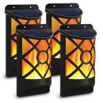 0.49W 1800K Solar Flame Lights Outdoor 3.7V 2200mAh Flame Torches
