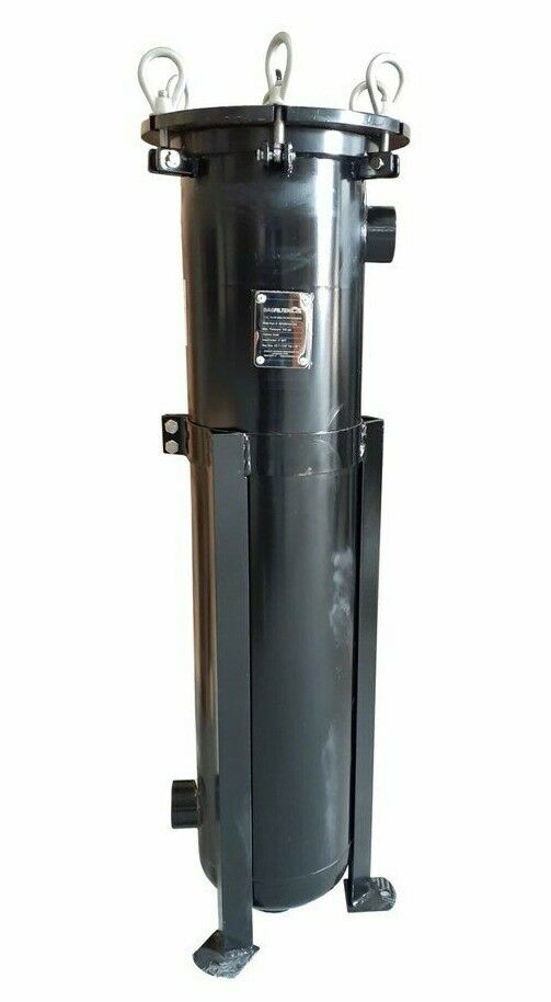 Carbon Steel Bag Filter Housing 2" NPT Dual Outlet Side or Bottom 150psi for Weight KG 62