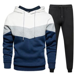 Wholesale Hooded Men'S Sports Track Suits Sportswear Track 100% Polyester Fleece Fabric from china suppliers