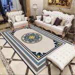 Persian Pattern Polyester Fiber Living Room Floor Carpet Stripping Special Style