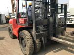 Toyota FD70 Second Hand Diesel Forklifts , 2 Stage Used 7 Ton Forklift