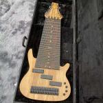 Custom 17 Strings Neck Through Body Electric Bass Guitar with Rosewood