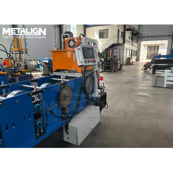 Popular K-Style Gutter Roll Forming Line For Residential Roof Drainage