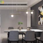 G9 Postmodern Luxury Pendant Light Copper Glass For Home Hotel