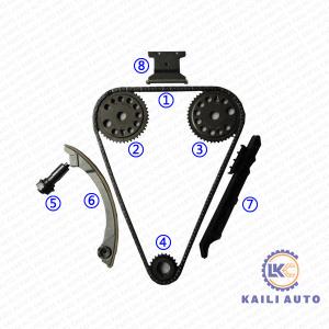 Wholesale Timing chain kit for GM/CHEVROLET/BUICK/Cadillac 2.0-A 2.4-B Cobalt HHR Equinox Malibu Hybrid 24461834 148L 12608580 from china suppliers