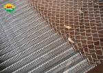 HUILONG Galvanized Chain Link Wire Fence , 13 Gauge Round Post Wire Fence