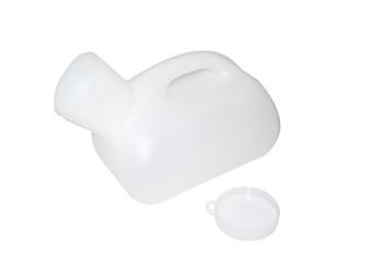 Portable male urinal with lid, Men's urinal,male urine bottle,disposable medical