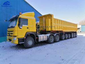 Wholesale 80000kg 9 Axles 45m3 Dump Truck For Ghana from china suppliers