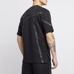 Cotton Loose Fashionable Mens T Shirts Short Sleeve Round Neck Custom Logo