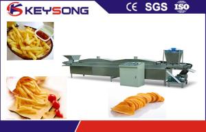 Wholesale PLC Control Potato Chip Fryer Equipment , Snack Potato Chips Frying Machine from china suppliers